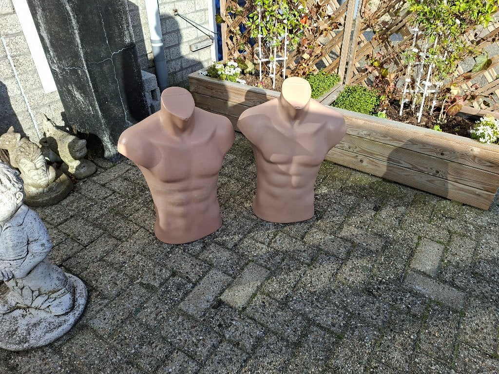 2 mooie nette mannen torso beelden, Ophalen of Verzenden, Zo goed als nieuw, Mens