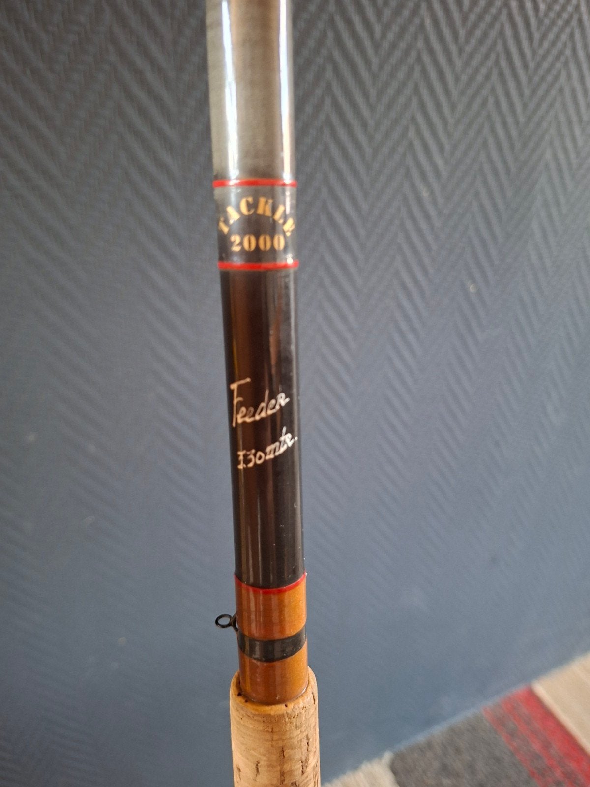 Vintage Feeder Hengel - Tackle 2000 - Gebruikssporen, Ophalen, Gebruikt, Werphengel