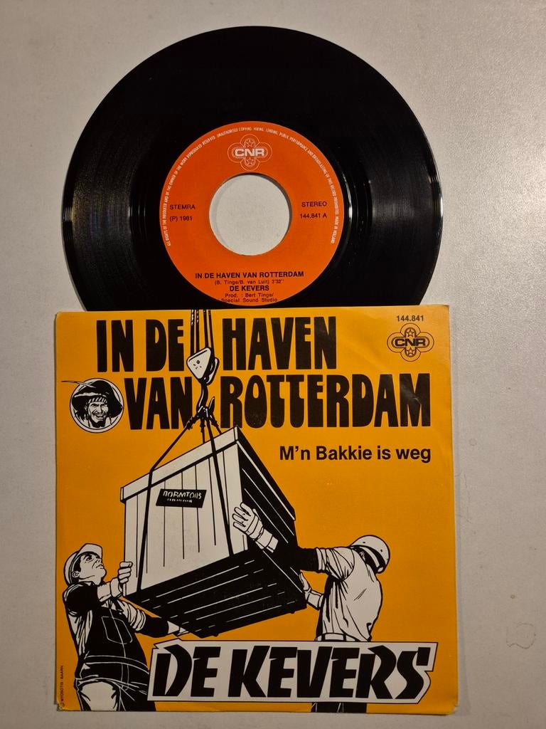 De Kevers-In de haven van Rotterdam/M'n bakkie is weg, Ophalen of Verzenden, Zo goed als nieuw, Nederlandstalig