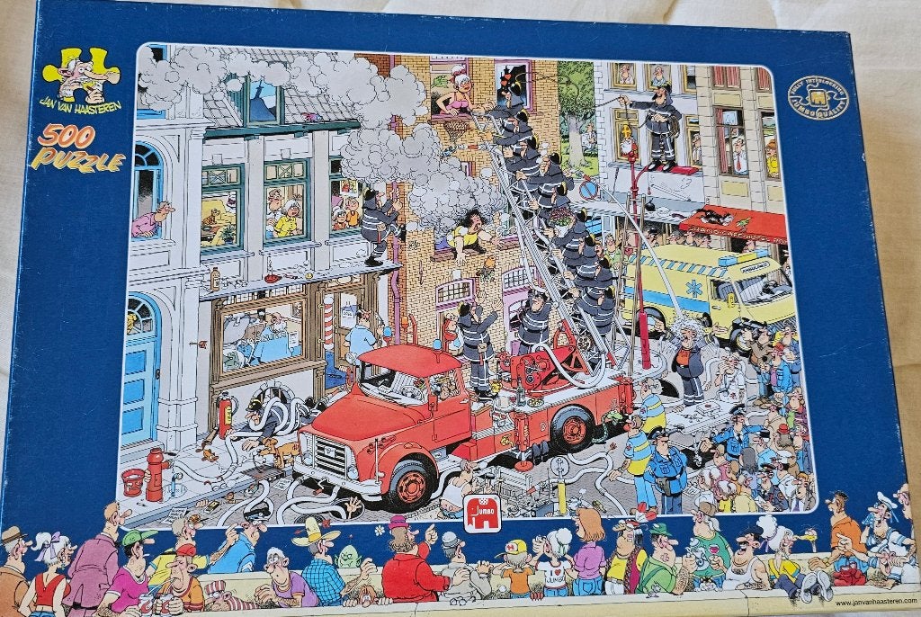 puzzel jan v haasteren, Ophalen of Verzenden, 500 t/m 1500 stukjes, Zo goed als nieuw, Legpuzzel