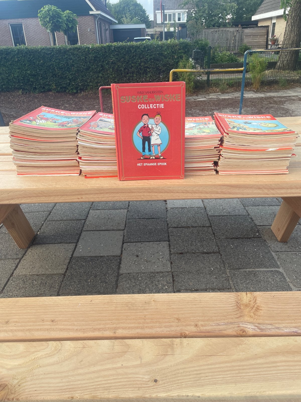 Grote collectie Suske en Wiske stripboeken, Complete serie of reeks, Ophalen, Gelezen