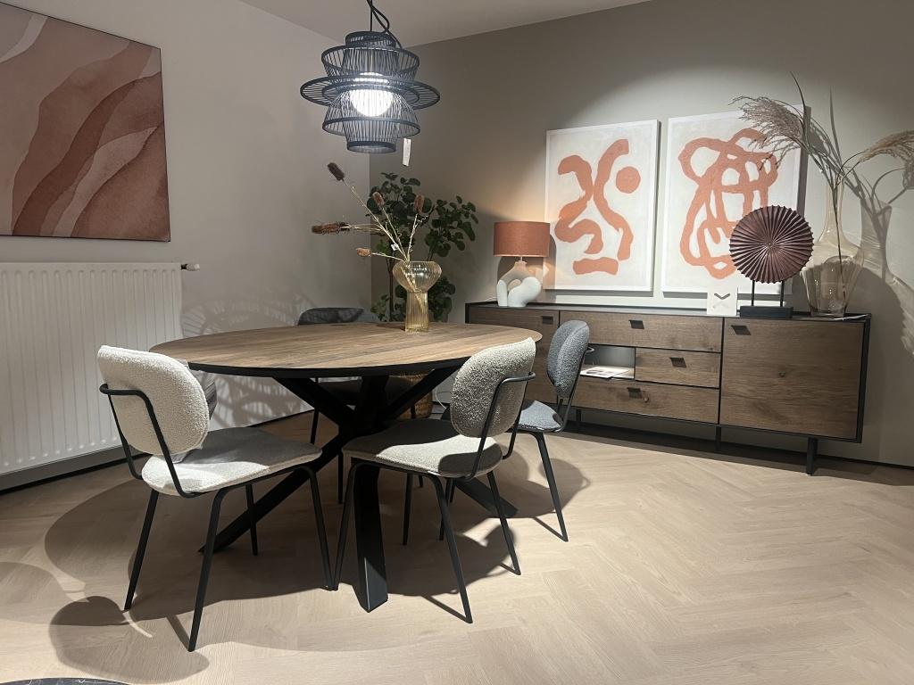 Xooon Fresno Eetkamertafel, Huis en Inrichting, Tafels | Eettafels, Ophalen, 100 tot 150 cm, Zo goed als nieuw, Vijf personen of meer