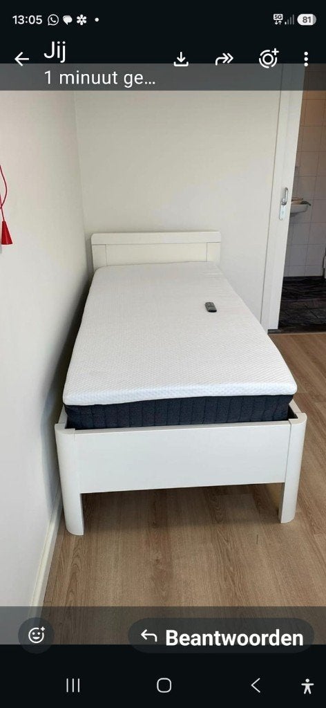 matras Emma 200x90 - 1 persoon (ALLEEN MATRAS, GEEN BED), Ophalen, 90 cm, Eenpersoons, Zo goed als nieuw