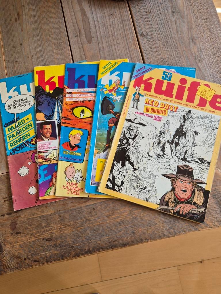 5 kuifjes, Ophalen of Verzenden, Gelezen