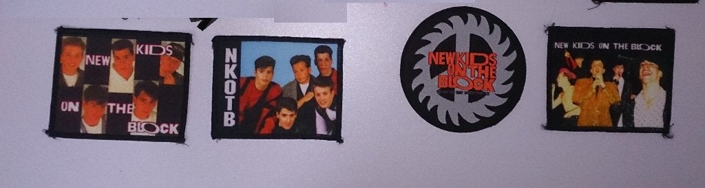 New Kids On The Block groep boyband muziek patches patch, Verzamelen, Muziek, Artiesten en Beroemdheden, Verzenden, Nieuw, Kleding