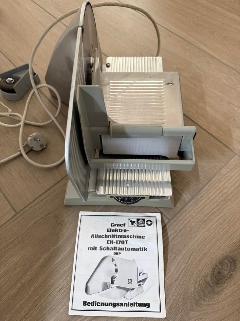 Graef Elektro snijmachine EH-170T met handleiding, Ophalen