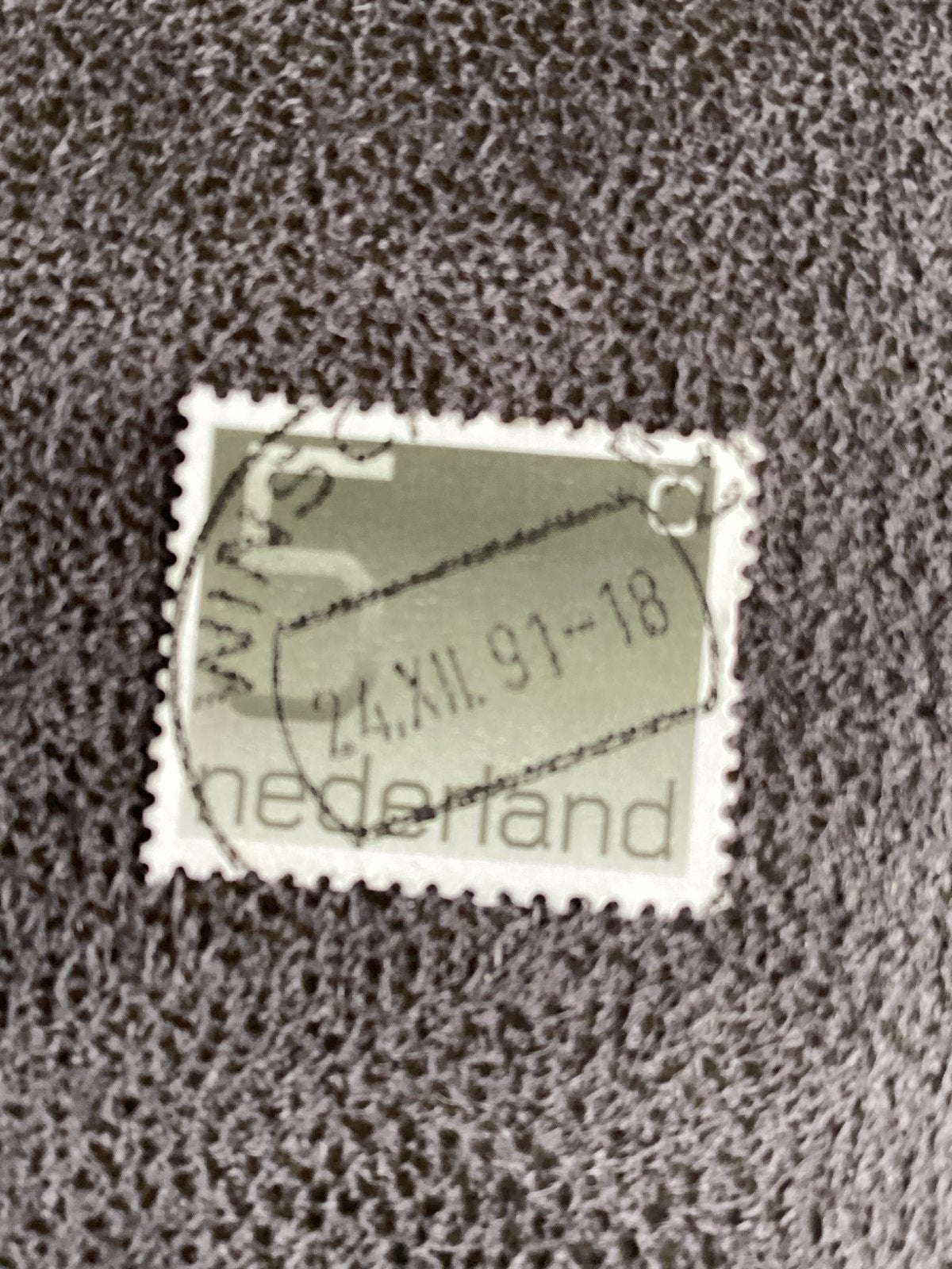 Nederlandse postzegel, gestempeld, uit 1991, Postzegels en Munten, Ophalen of Verzenden, Na 1940, Gestempeld