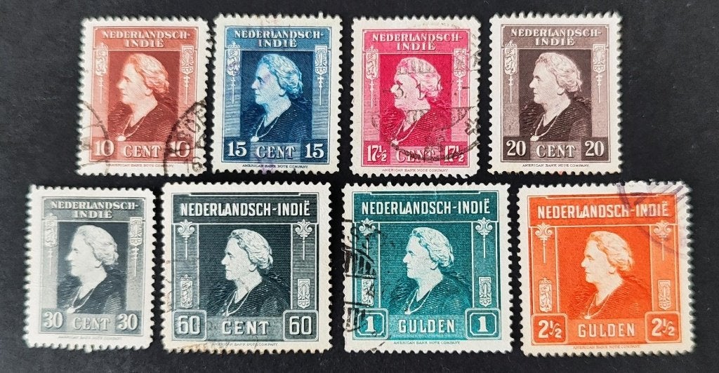 Nederlands Indië nvph 309 - 316, Ophalen of Verzenden, Gestempeld, Nederlands-Indië