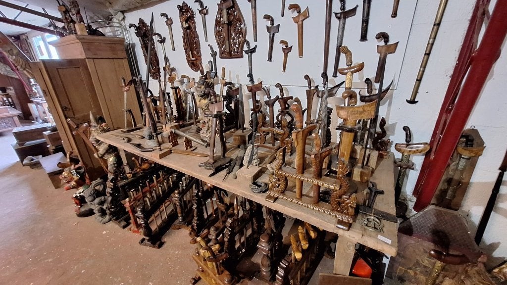 Keris Krissen Traditionele wapens uit Indonesie WI3 kunst, Antiek en Kunst, Kunst | Niet-Westerse kunst, Ophalen of Verzenden