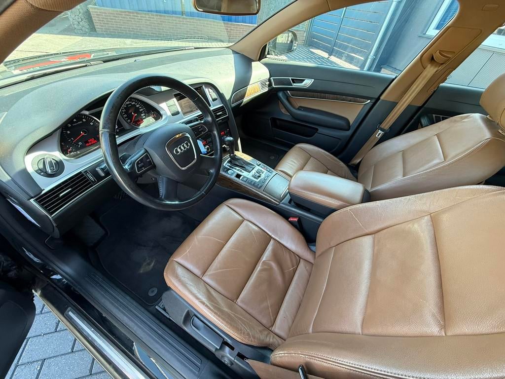 Audi A6 Limousine 2.8 FSI Pro Line | LEDER | NAVI | AUT |, Auto's, Euro 5, Gebruikt, 2773 cc, Zwart