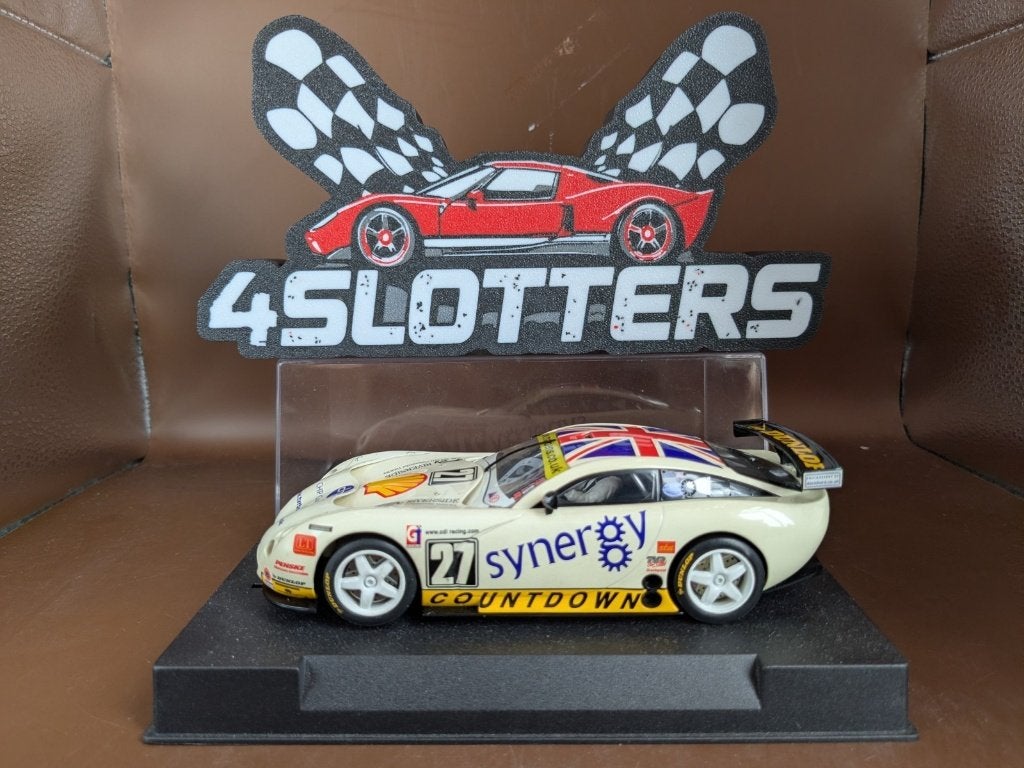 Scalextric TVR Tuscan 400R #27 Synergy *USED*, Ophalen of Verzenden, Gebruikt, Elektrisch, Overige merken