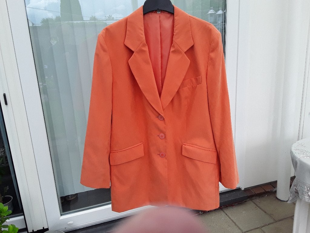 damesjasje: blazer mooie zachtoranje kleur mt.42, Ophalen of Verzenden, Nieuw, Maat 42/44 (L), Oranje