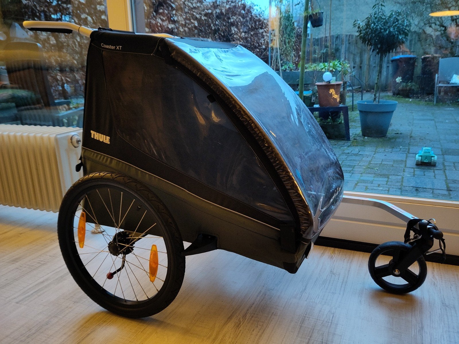 Thule Coaster XT fietskar / fietstrailer / nieuw, Ophalen, Thule Coaster XT, Opvouwbaar, Zo goed als nieuw