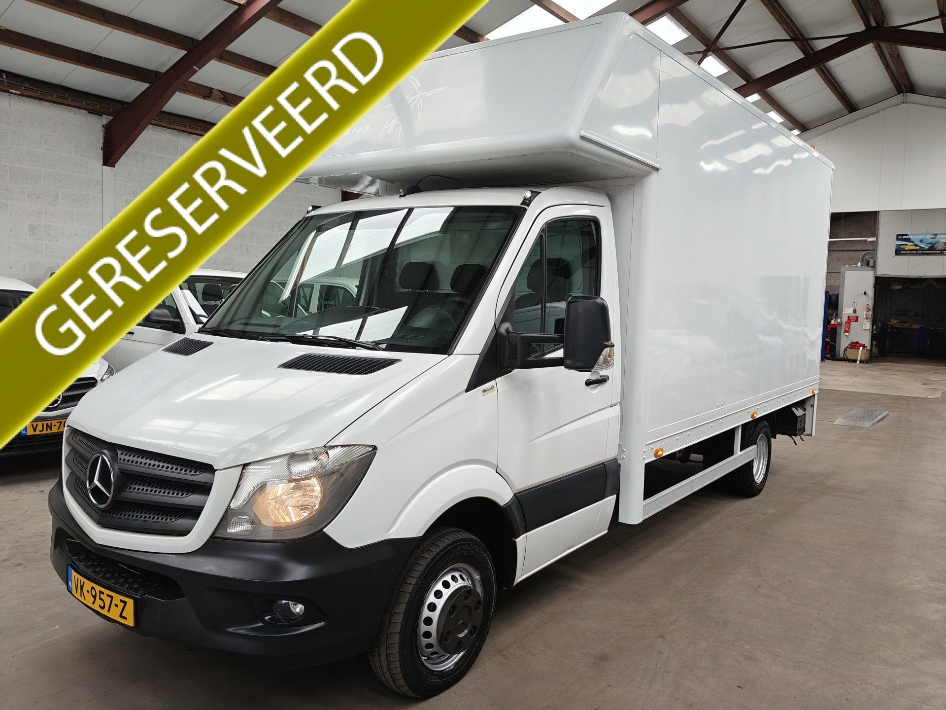 Mercedes-Benz Sprinter 513 2.2 SPIEGELBAKWAGEN / LAADKLEP ,, Automaat, Achterwielaandrijving, Gebruikt, Euro 6
