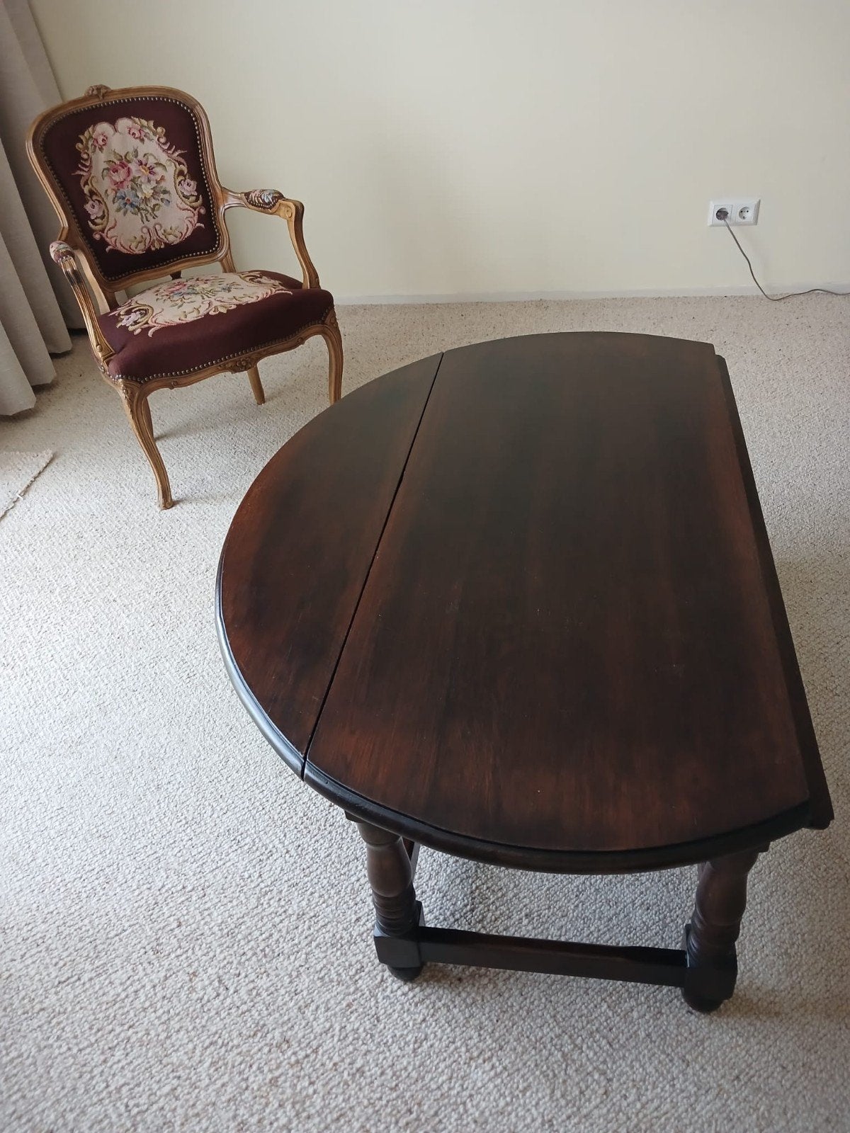 Salontafel inklapbaar, Ophalen