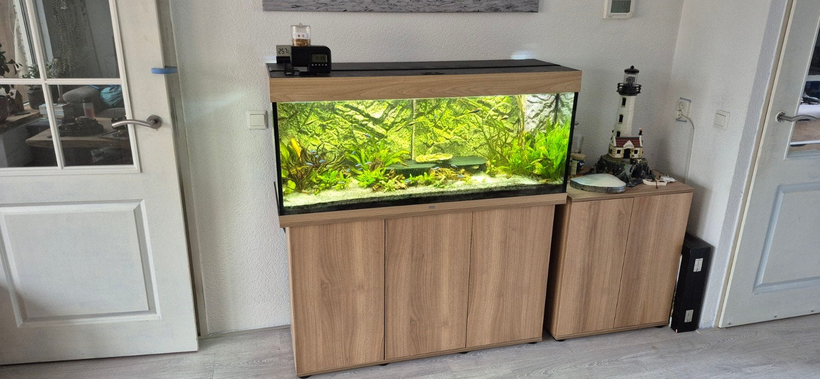 Juwel Rio 240 met ledverlichting,pomp en verwarming, Dieren en Toebehoren, Vissen | Aquaria en Toebehoren, Ophalen, Leeg aquarium