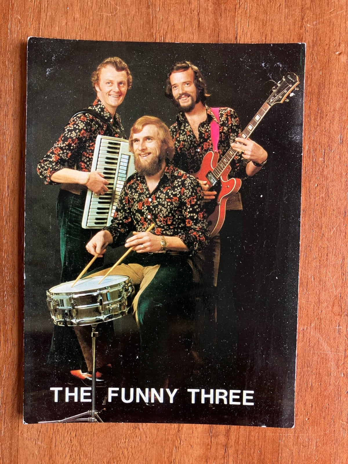 The Funny Three - Dans- en stemmingsorkest Sappemeer, Verzamelen, Ophalen of Verzenden, Foto of Kaart