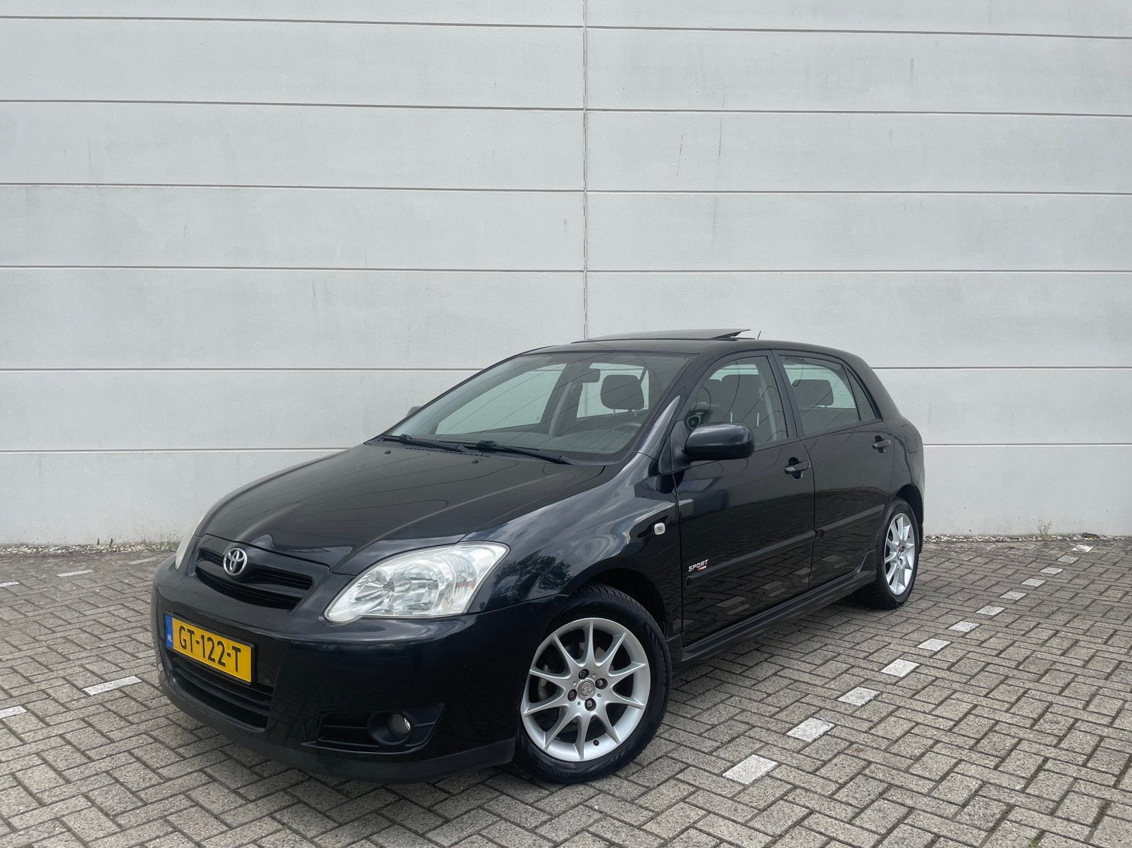 Toyota Corolla 1.6 16V Vvt-i 5DR 2006/OPEN DAK/AIRCO/SPORT/, Voorwielaandrijving, Zwart, 4 cilinders, Corolla