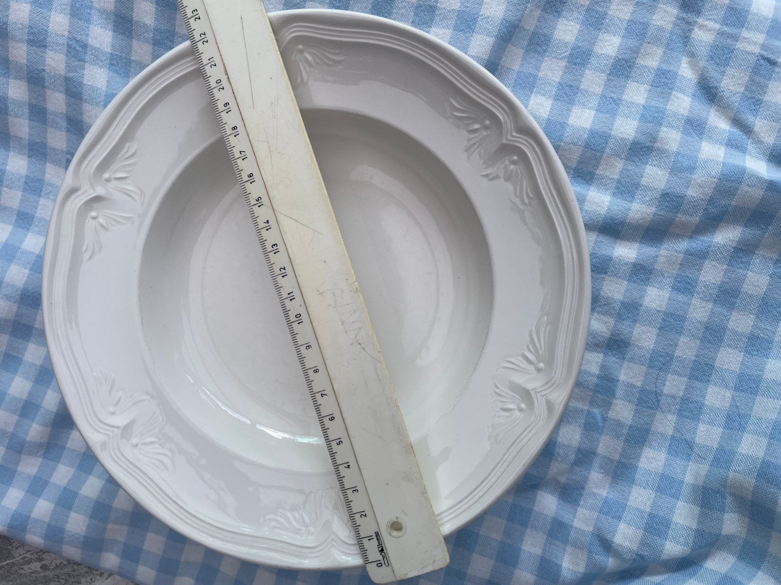 6 st Villeroy & Boch Cortina soepborden à €12,00, Gebruikt, Ophalen of Verzenden, Bord(en), Overige stijlen