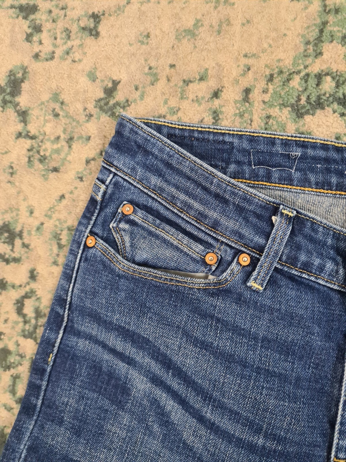Levi’s demi curve Mid-rise straight W28 L32 Dames Tulsi2832, Blauw, Ophalen of Verzenden, Zo goed als nieuw, W30 - W32 (confectie 38/40)
