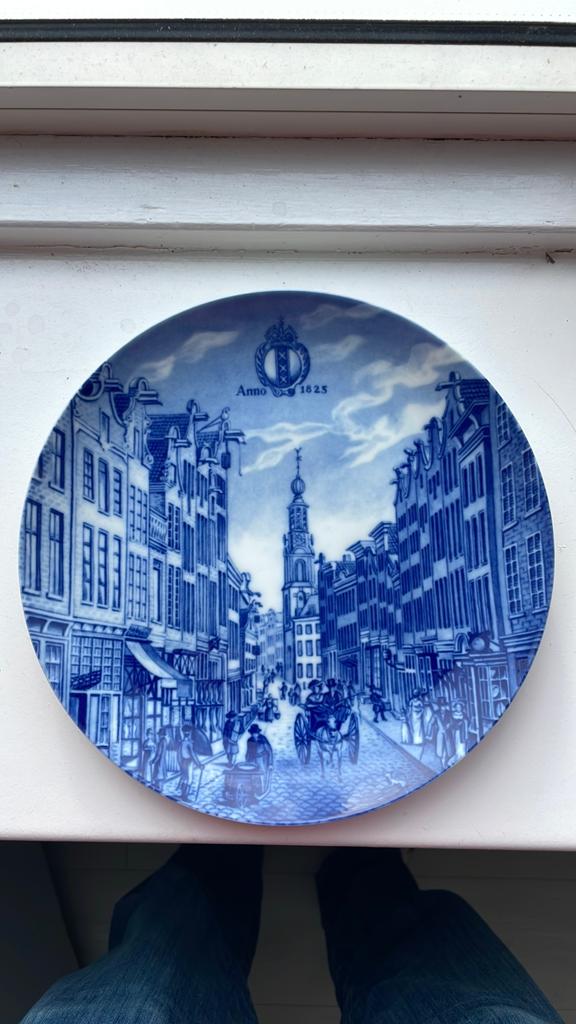 Nieuw bord, delfts blauw, Antiek en Kunst, Ophalen of Verzenden