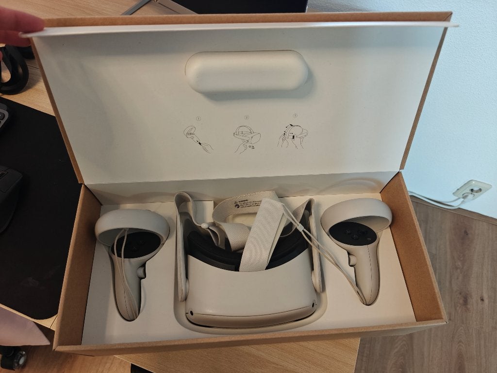 Oculus Quest 2 VR-bril, Ophalen of Verzenden, Zo goed als nieuw, VR-bril, Overige platformen