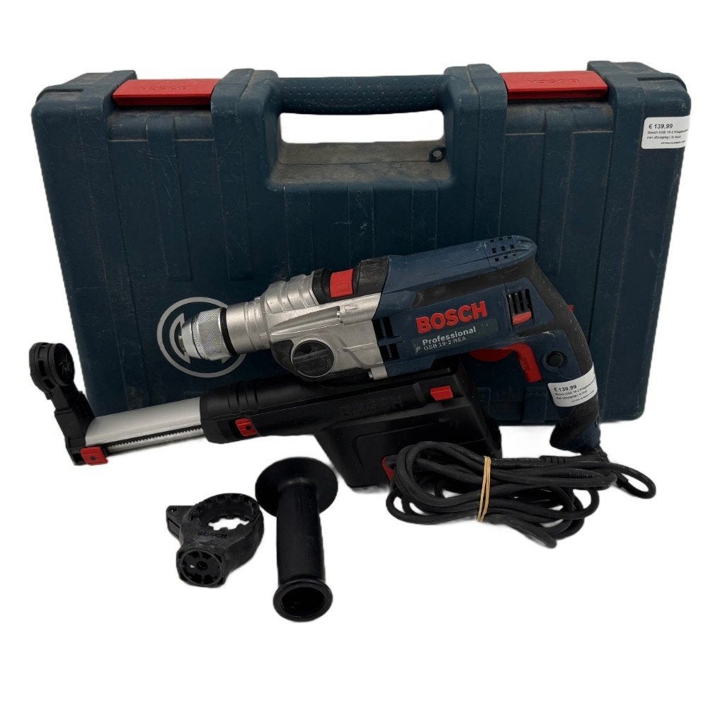 Bosch GSB 19-2 Klopboormachine met afzuiging | In kist, Boormachine, Dordrecht@usedproducts.nl, Toulonselaan 72, Ophalen of Verzenden