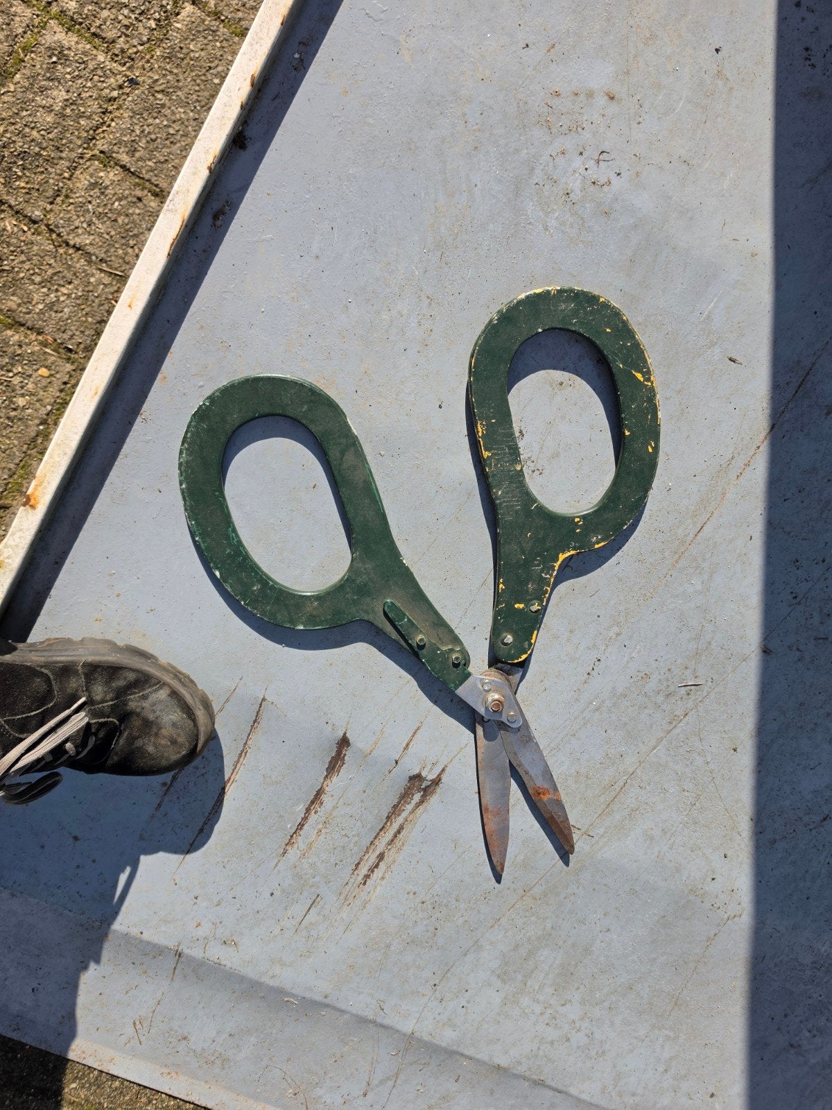 schaar 60cm, Ophalen