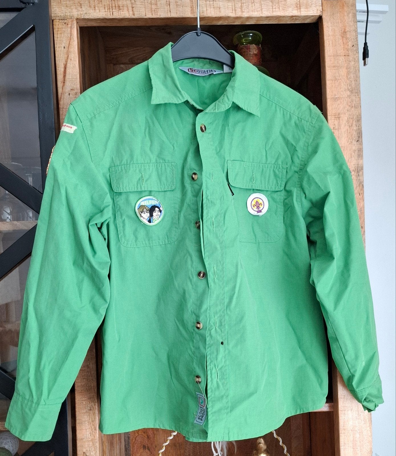 Scoutfit Scout (welpen) blouse maat 152, Gebruikt, Jongen of Meisje, Overhemd of Blouse, Ophalen of Verzenden