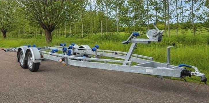 TTH Easyroller VB boottrailer | 2000 kg | dubbelasser | 2016, Ophalen, 6 tot 9 meter, Overige typen, Zo goed als nieuw