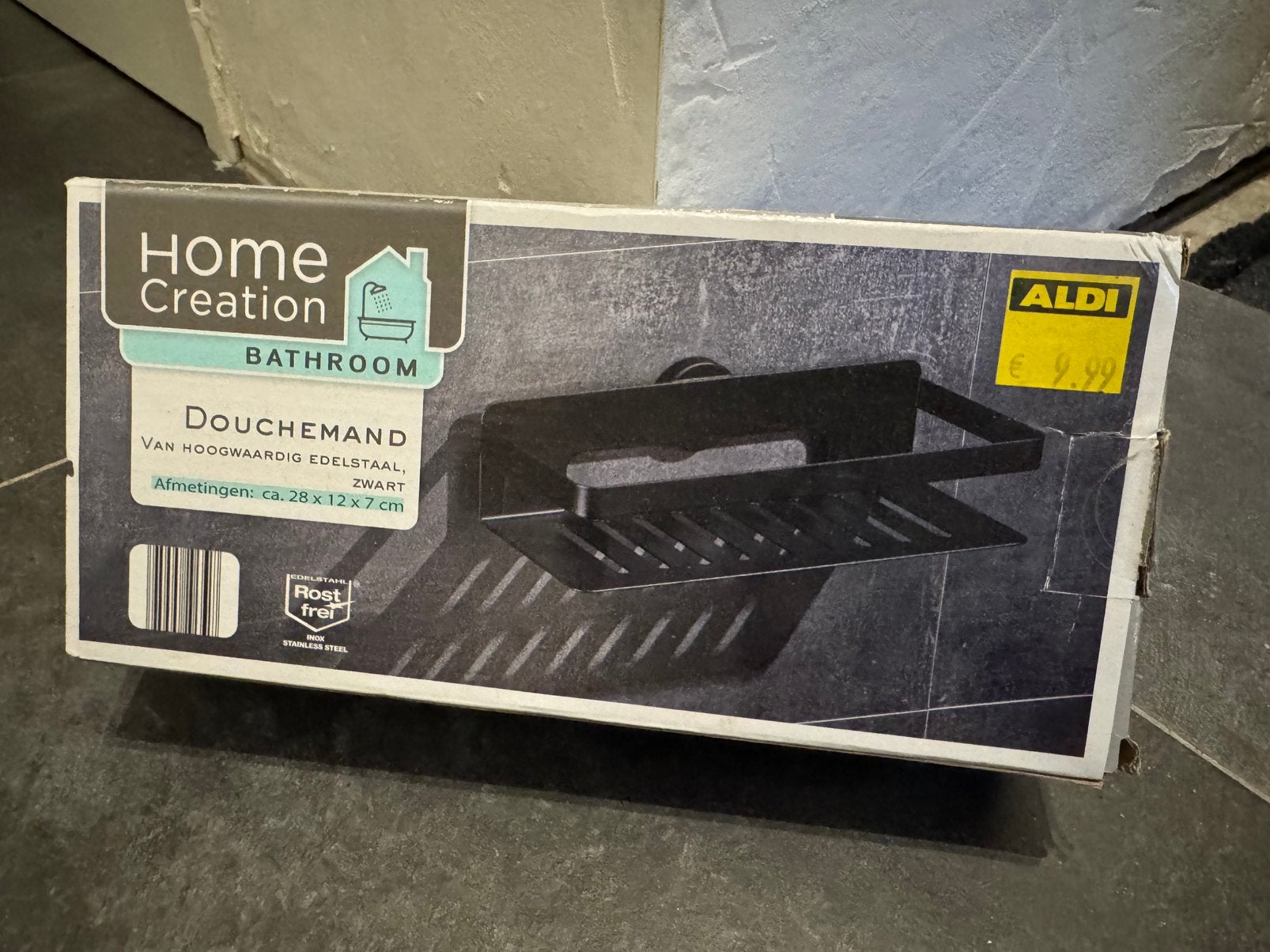 Douchemandje nieuw in doos, Huis en Inrichting, Ophalen of Verzenden, Nieuw, Wit