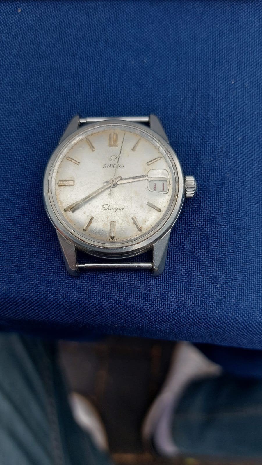 Vintage Enicar Ultrasonic horloge, Ophalen of Verzenden, Overige materialen, Overige typen