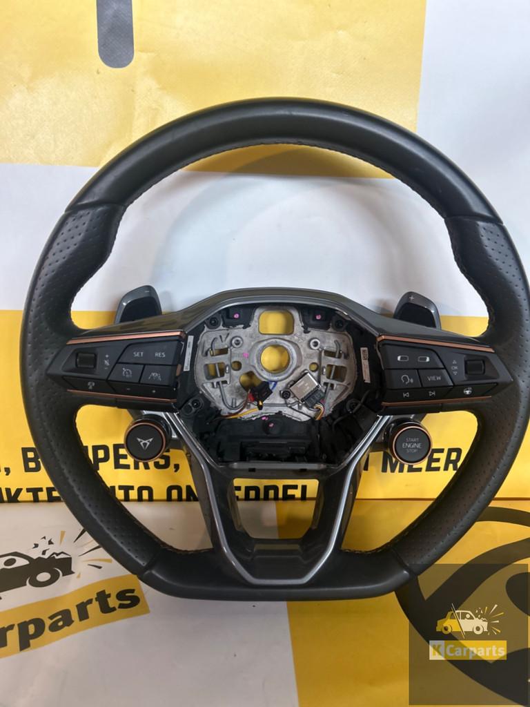 Stuurwiel Seat Leon Cupra origineel 5FA419091FKXEY, Auto-onderdelen, Gebruikt, Autovia A-2, Km 585 585
08760  Martorell, ES, Ophalen of Verzenden