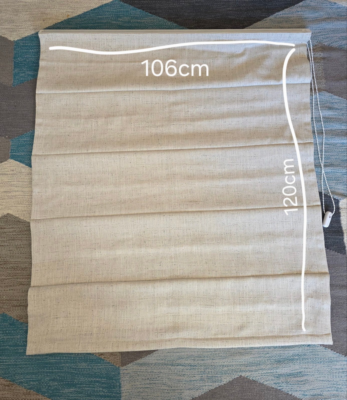 Roman Blind, Ophalen of Verzenden, 100 tot 150 cm, Minder dan 100 cm