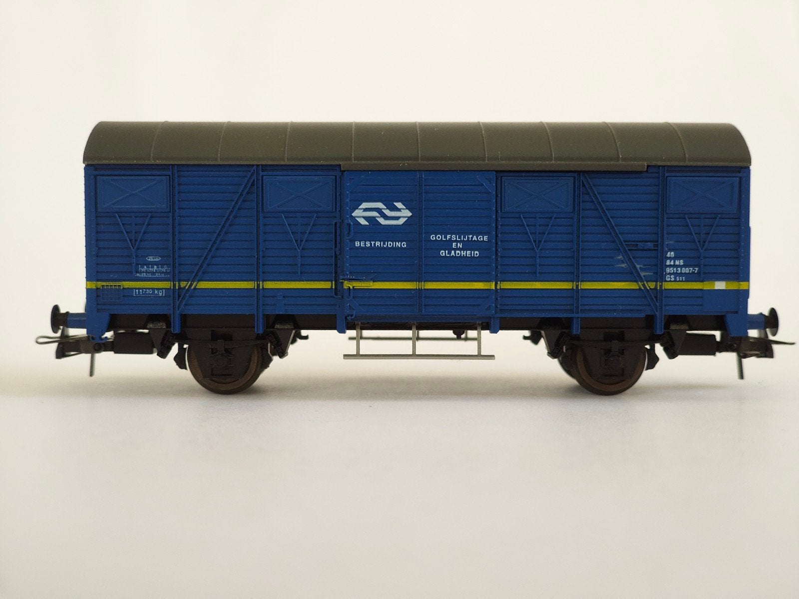 Lima 303211 NS gesloten wagen "golfslijtage" goede staat, Gelijkstroom, Verzenden, Wagon, Lima