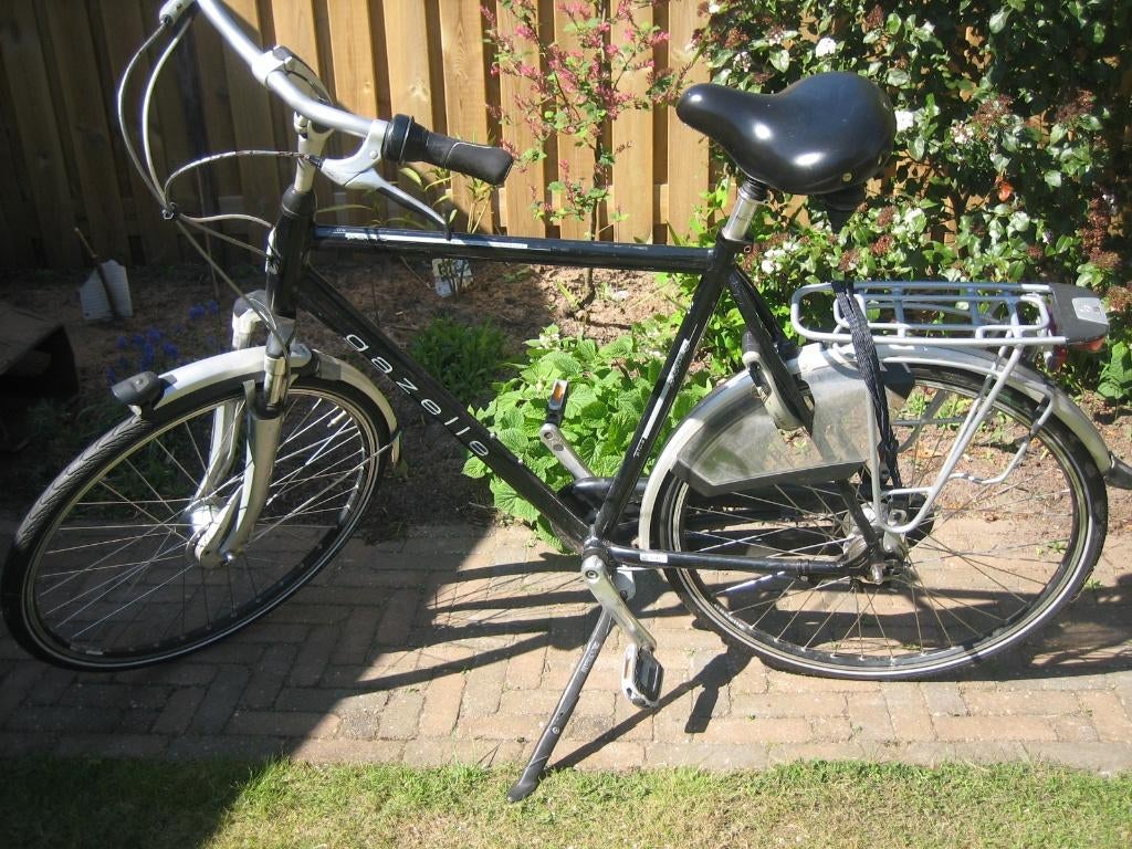 heren fiets, Ophalen, Gebruikt, Versnellingen, 61 tot 65 cm