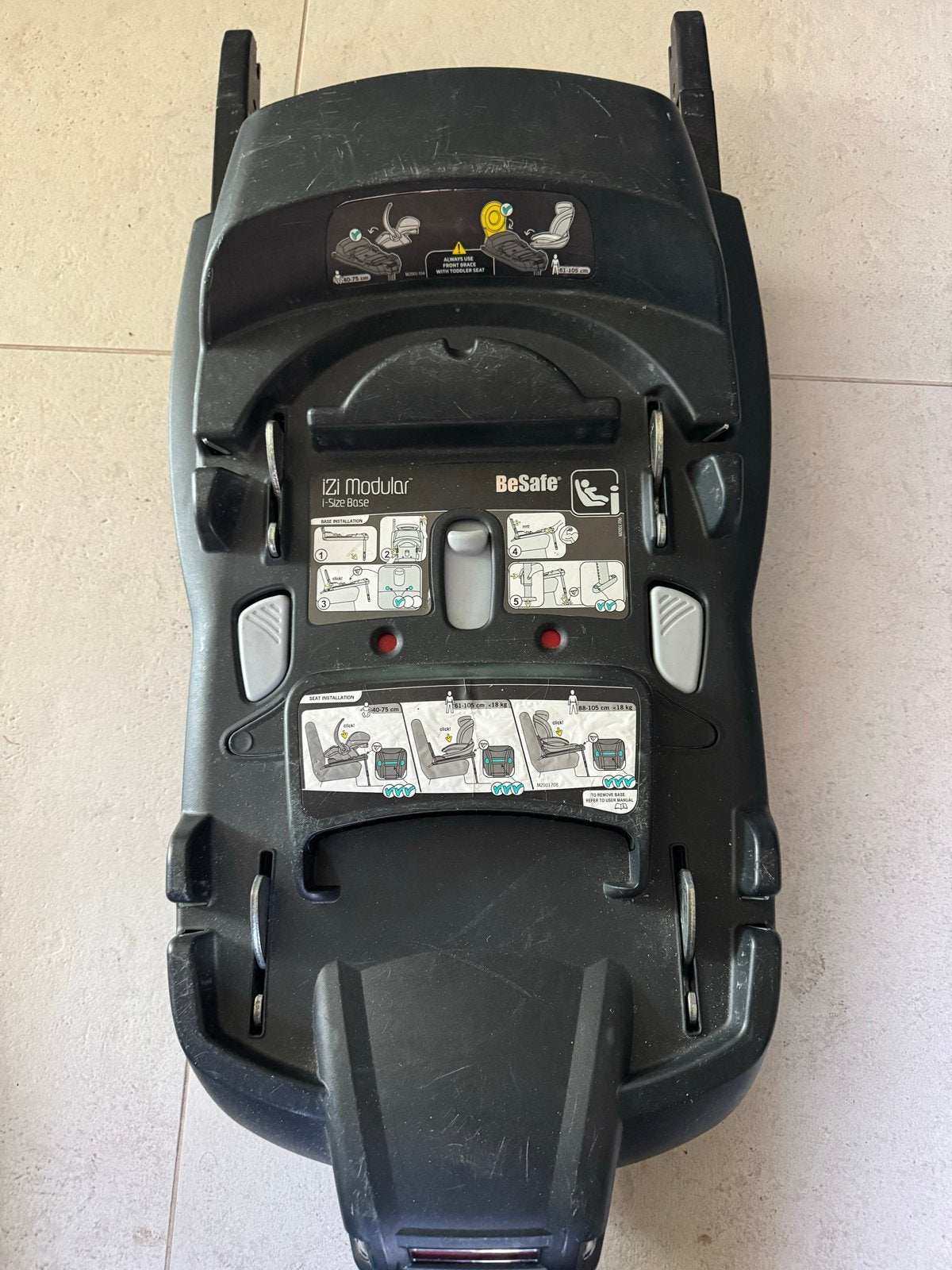 BeSafe iZi Modular i-Size Base - Isofix Autostoelbasis, Gebruikt, 0 t/m 18 kg, Isofix, Ophalen