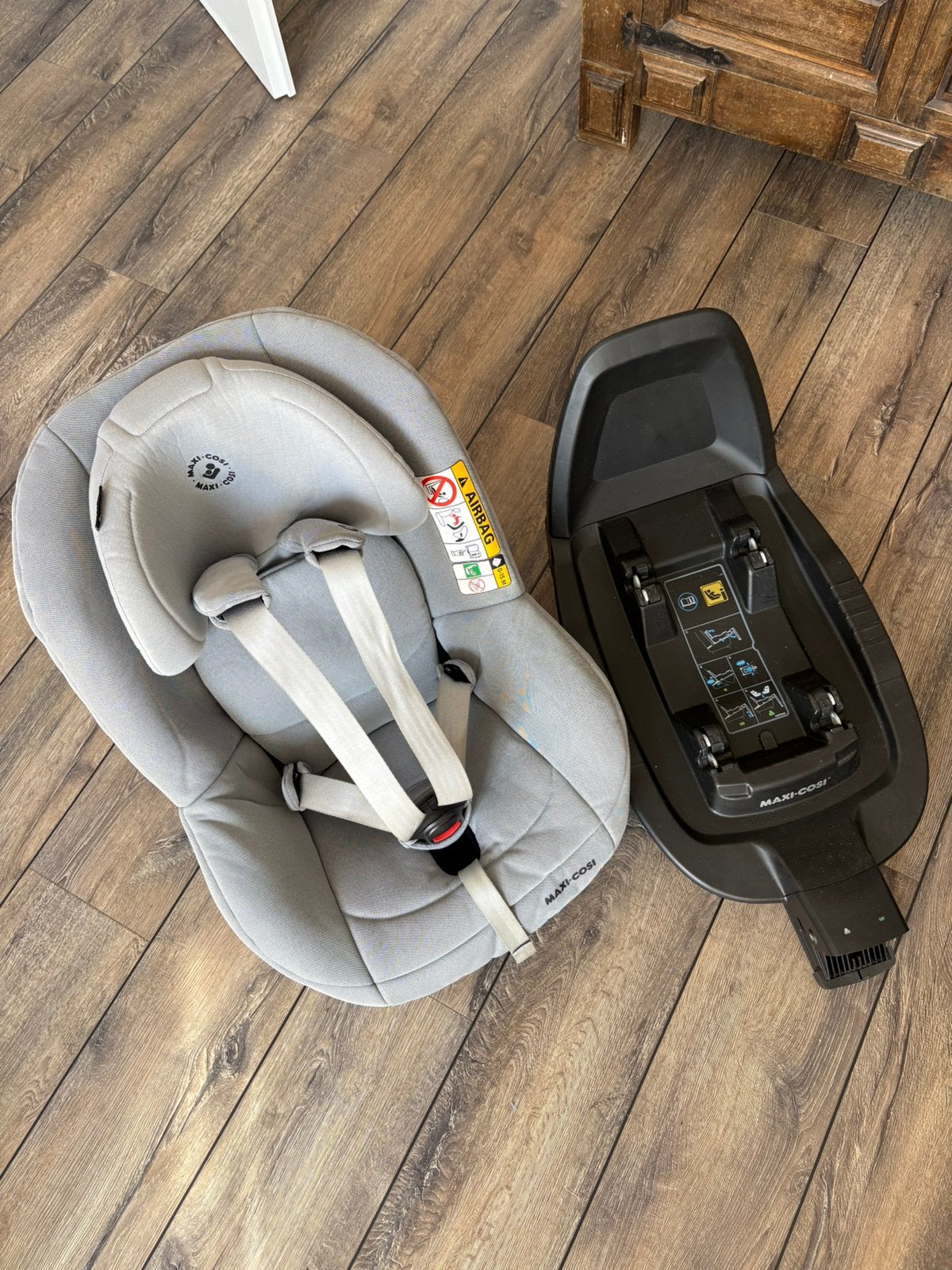 Autostoel maxi-cosi pearl pro 2 i-size plus Familyfix 2 base, Ophalen, Verstelbare rugleuning, 9 t/m 18 kg, Zo goed als nieuw