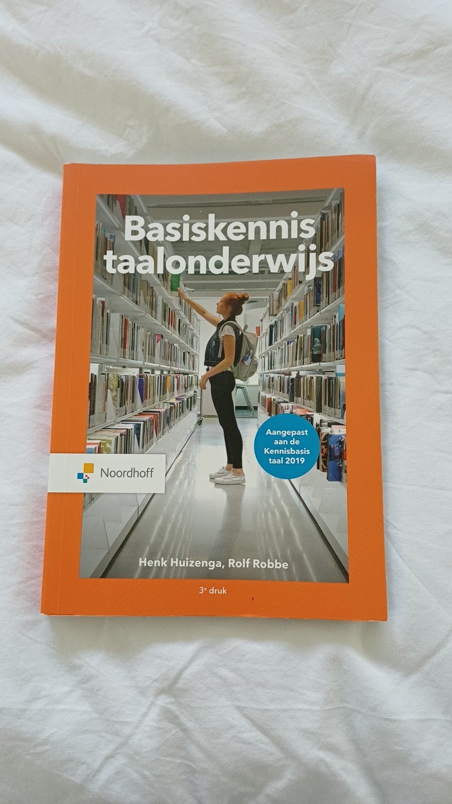 Basiskennis taalonderwijs - Noordhoff (3e druk), Ophalen of Verzenden, Zo goed als nieuw, Henk Huizenga, Rolf Robbe, Alpha