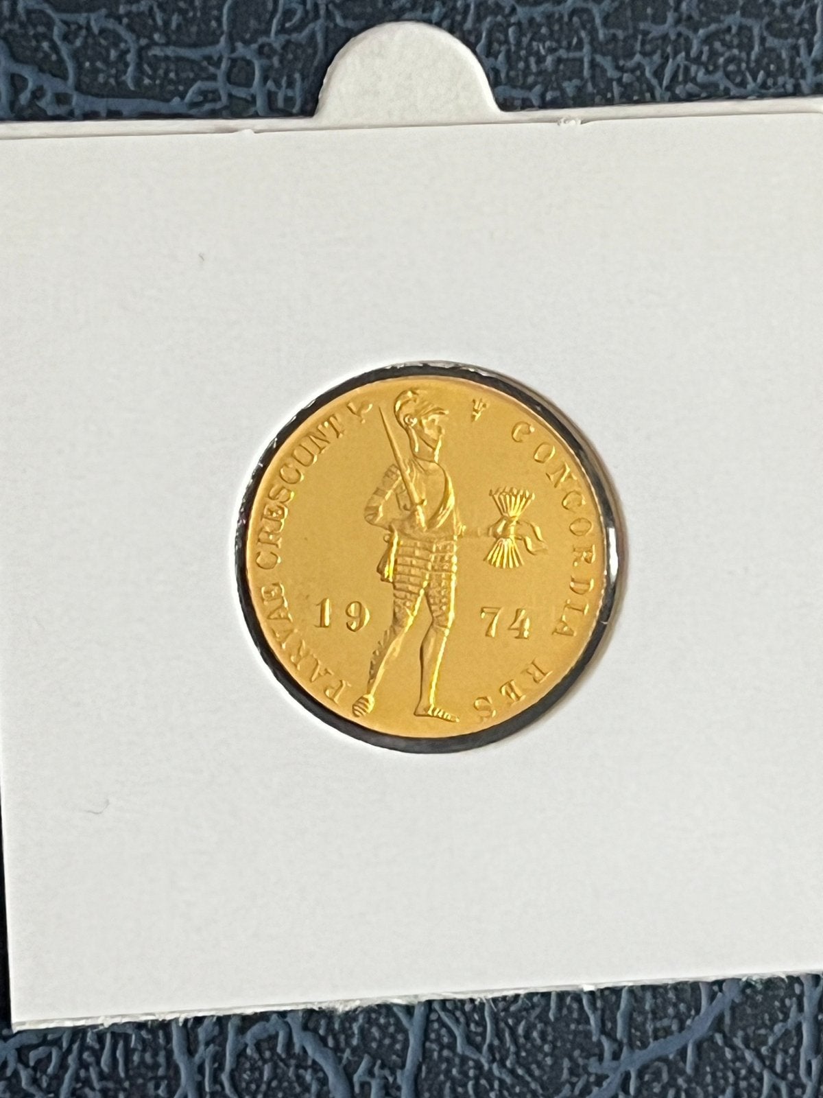 Zeldzame gouden dukaat 1974 Medailleslag, Ophalen of Verzenden, Koningin Juliana, Overige waardes