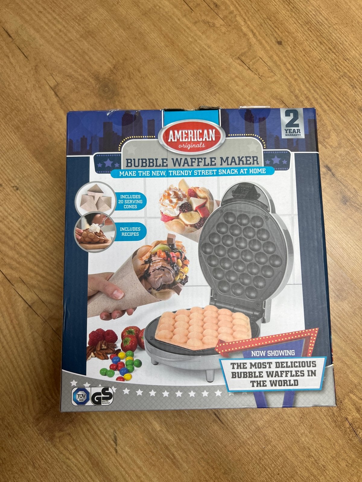 American Originals Bubble Waffle Maker - Nieuw in doos, Witgoed en Apparatuur, Ophalen of Verzenden, Nieuw