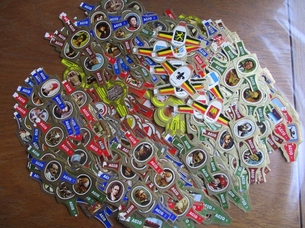 Sigarenbandjes, Verzamelen, Rookartikelen, Aanstekers en Luciferdoosjes, Verzenden, Zo goed als nieuw, Sigarenbandjes