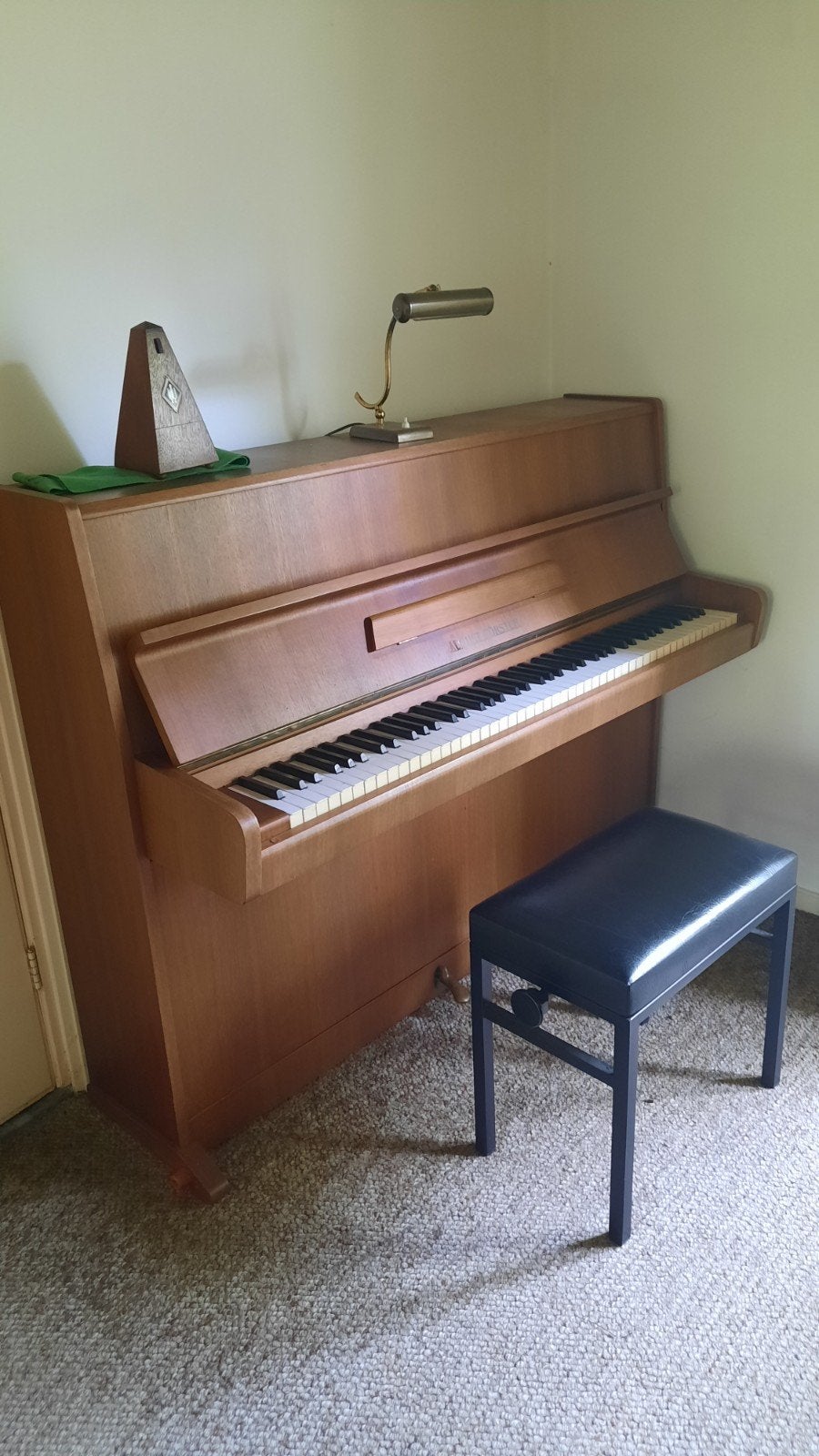 Piano te koop , merk is August Forster, Ophalen, Gebruikt