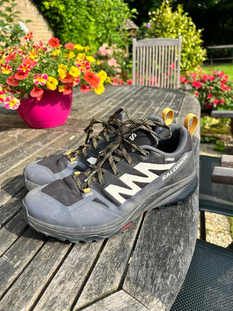 Salomon bergschoenen laag, maat 42, Sport en Fitness, Bergsport en Wandelen, Ophalen of Verzenden, Zo goed als nieuw, Schoenen