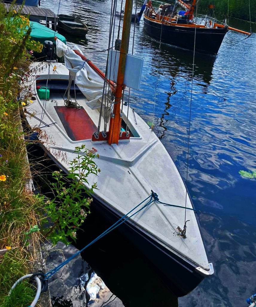 •• POLYVALK met houtelementen •• G R A T I S ! ? !, Watersport en Boten, Open zeilboten, Ophalen, 70 cm, Gebruikt, 6 m