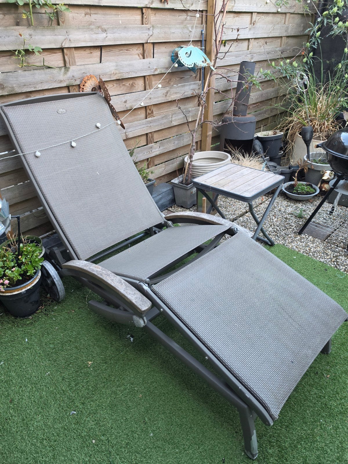 Hartman ligstoel - stevig en verstelbaar, Tuin en Terras, Ophalen, Gebruikt, Aluminium, Verstelbaar