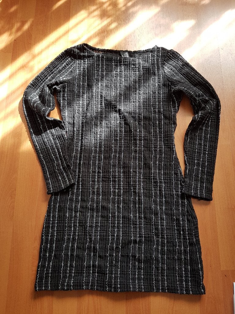 Wolford Lace - jurk met zilverdraad - XS (of S), Kleding | Dames, Zwart, Ophalen of Verzenden, Zo goed als nieuw, Wolford