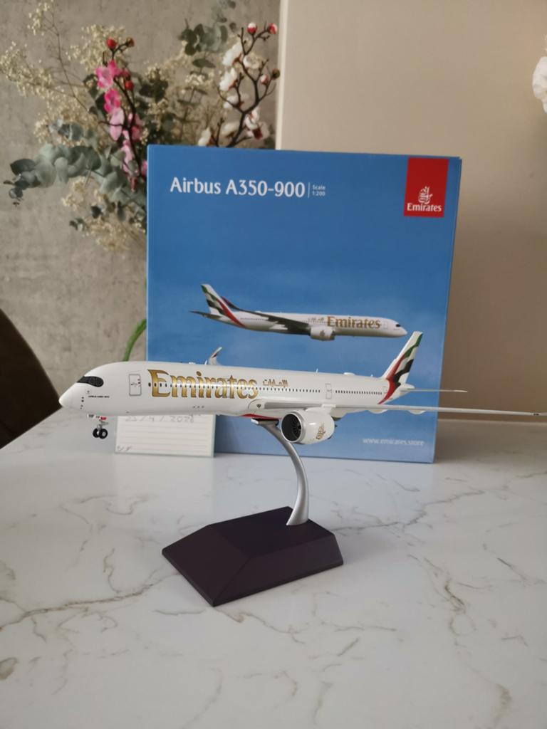 Emirates A350-900 Gemini Jets 1:200 G2UAE1394 Reg. A6-EXB, Overige merken, 1:200 of kleiner, Nieuw, Ophalen of Verzenden