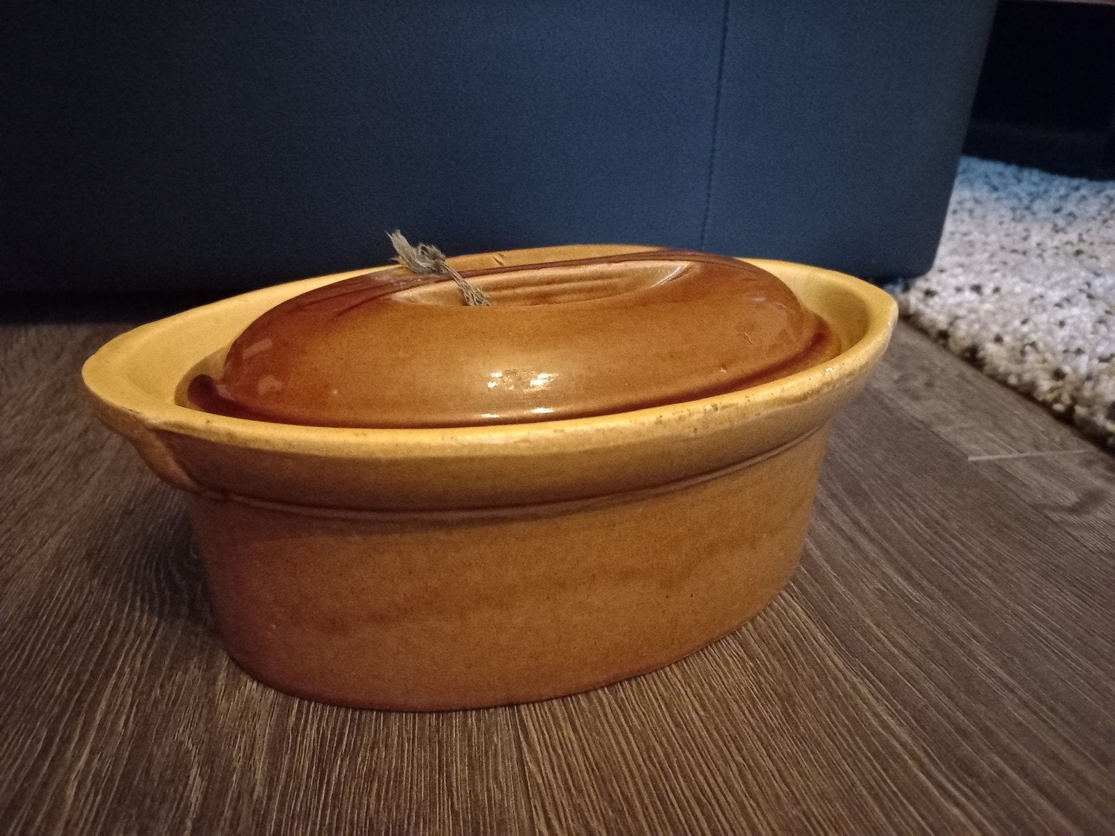 Vintage Bourgignonne Terrine Ovenschaal met Deksel, Ophalen of Verzenden