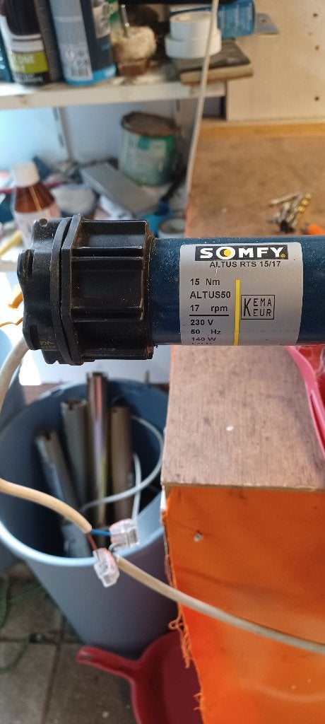 Somfy buismotoren normaal en RTS, Overige kleuren, 200 cm of meer, Minder dan 100 cm, Ophalen of Verzenden